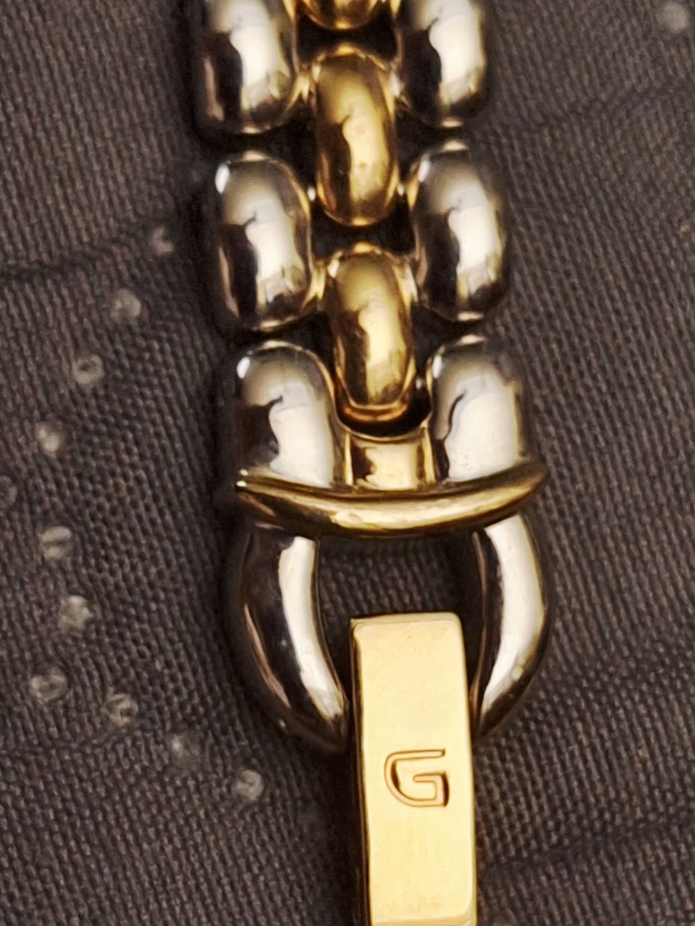 Vintage, Like New! Gruen Two-Tone Peek-A-Boo Bracelet Watch w/ New Battery - Picture 2 of 5